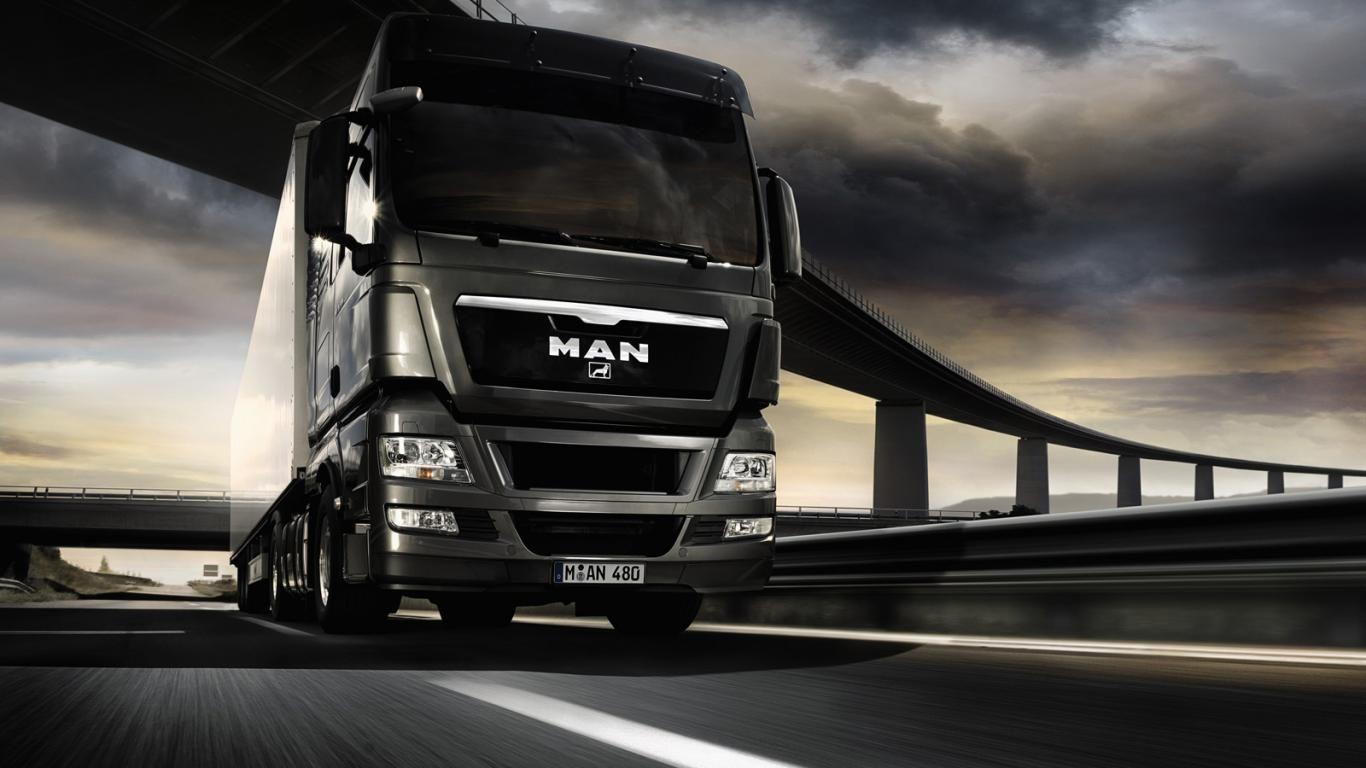 Man Truck HD Wallpaper