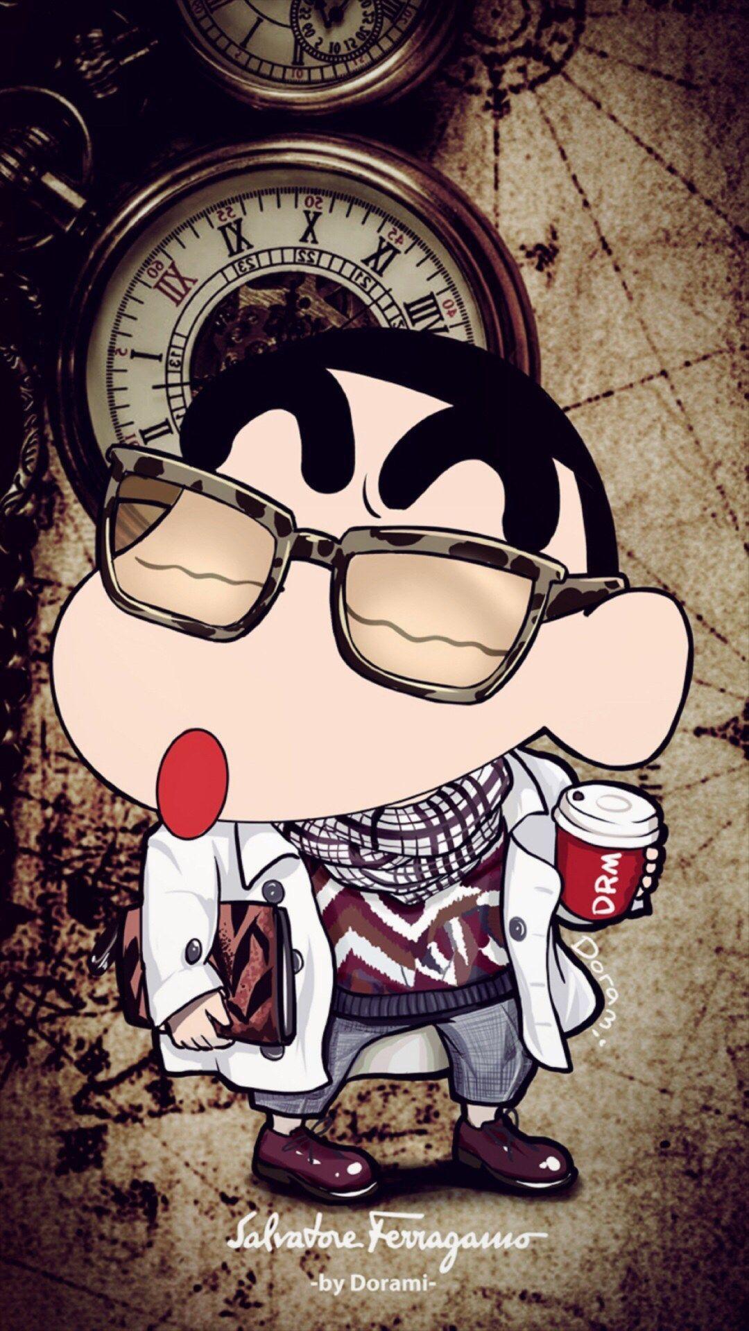 Crayon Shin Chan Cute Cartoon iPhone 6 wallpaper. Cartoon