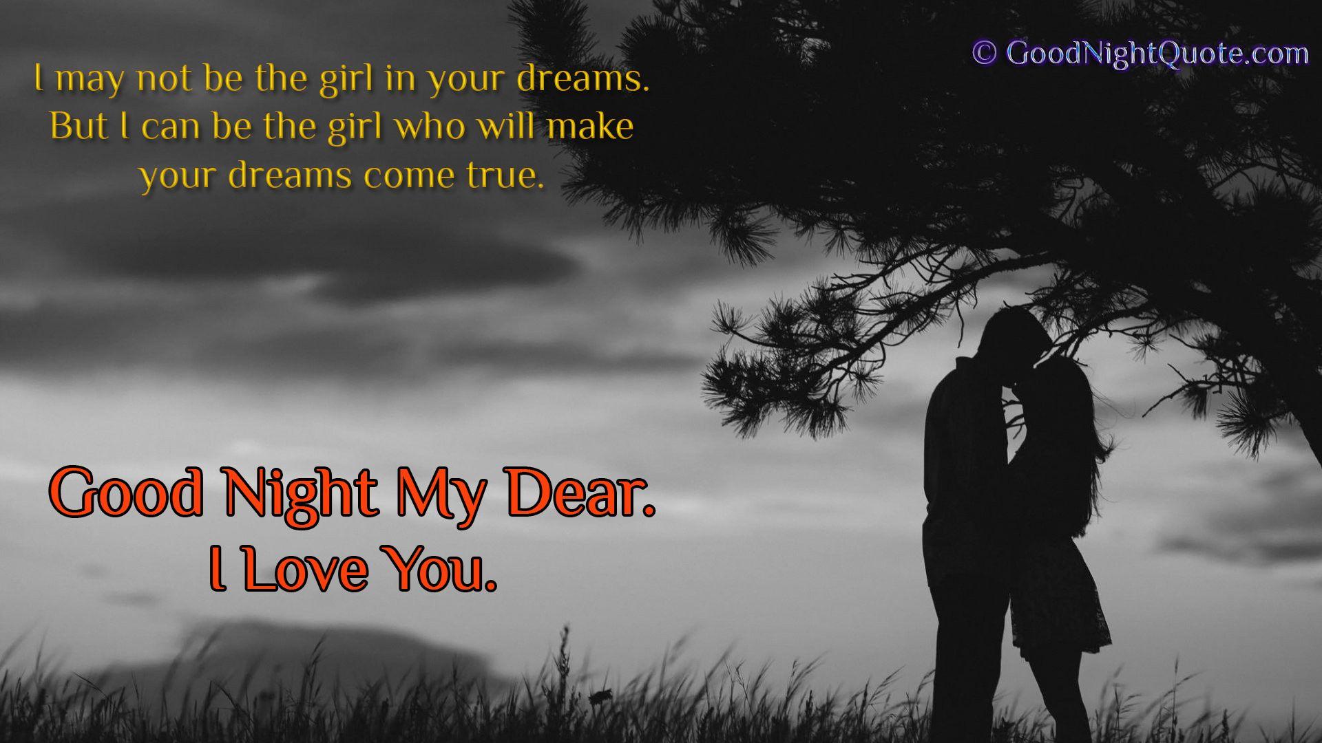 Cute And Romantic I Love You Good Night Image Wallpaper