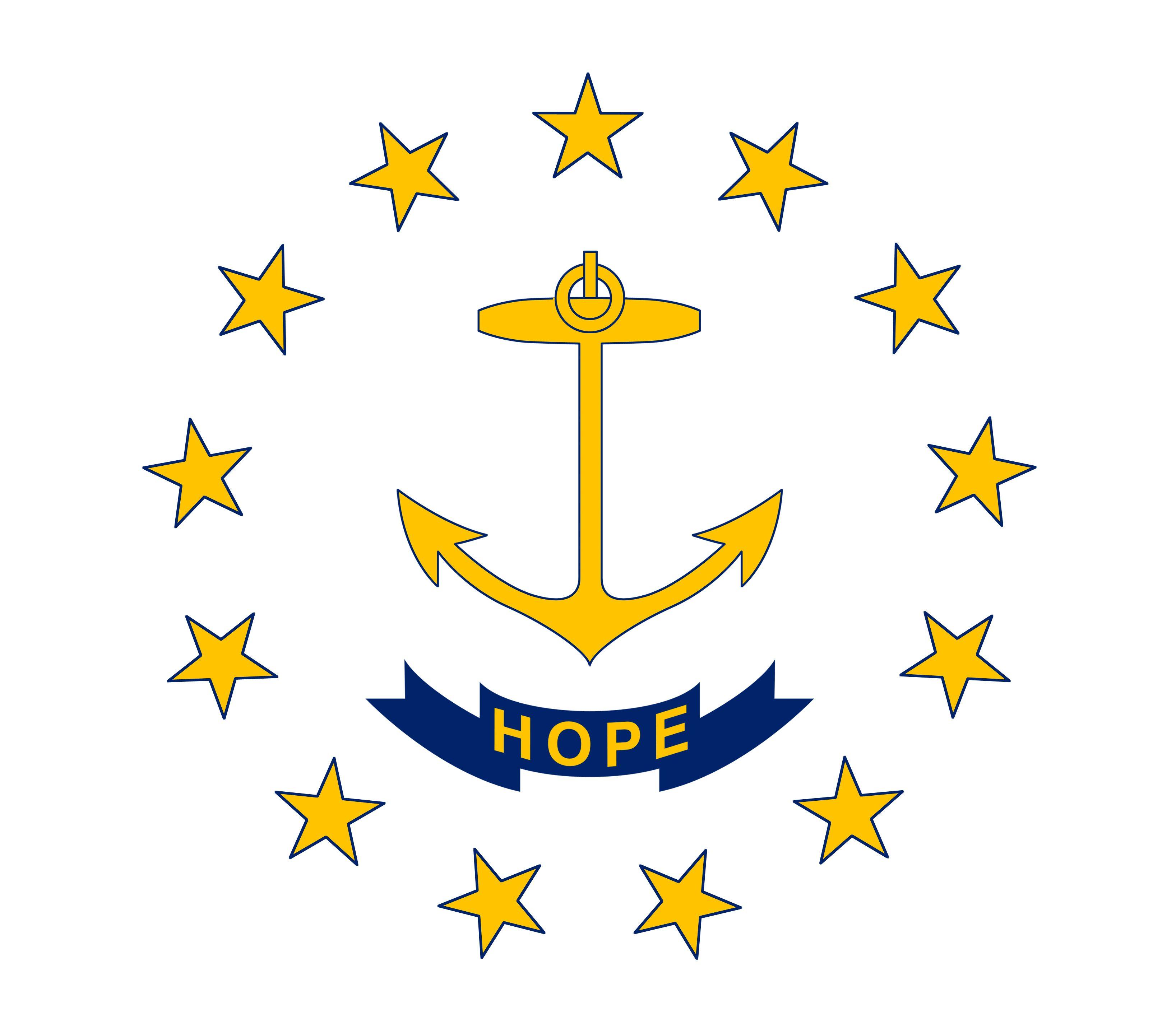 USA Rhode Island Flag 3274x2877