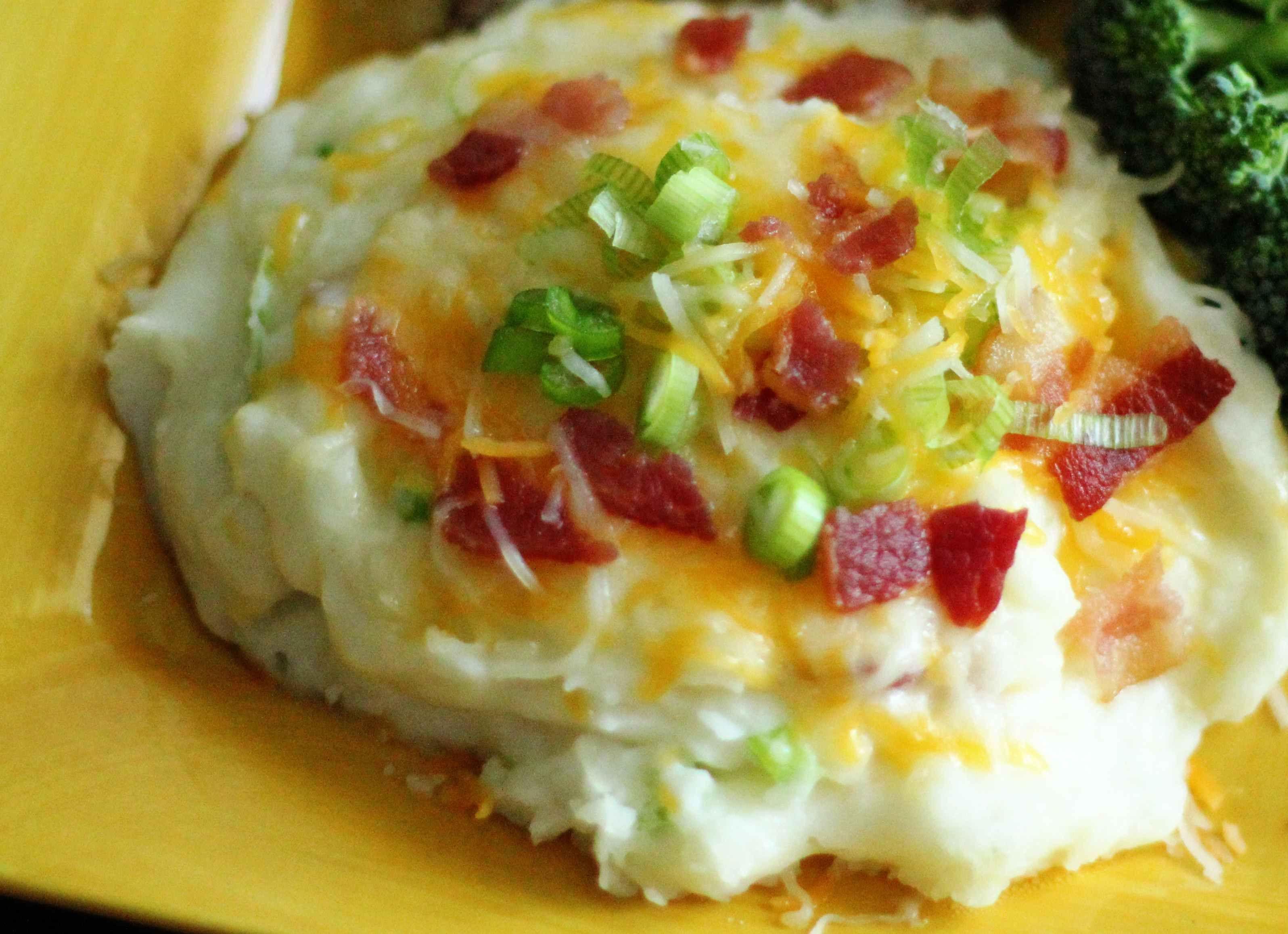 Loaded Mashed Potatoes Free Wallpaper Wallpaper. Side dishes