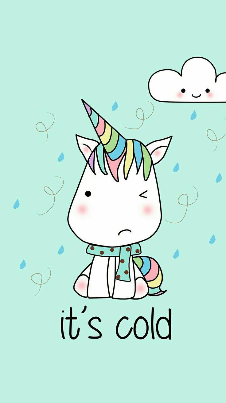 Cute unicorn phone wallpaper
