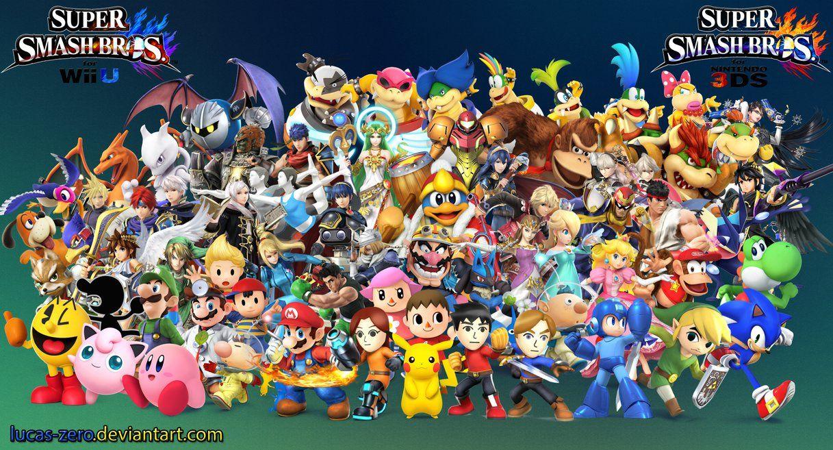 Super Smash Bros 4 Wallpaper By Lucas Zero