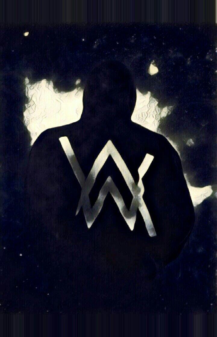 Alan Walker logo aw alan walker black HD phone wallpaper  Peakpx