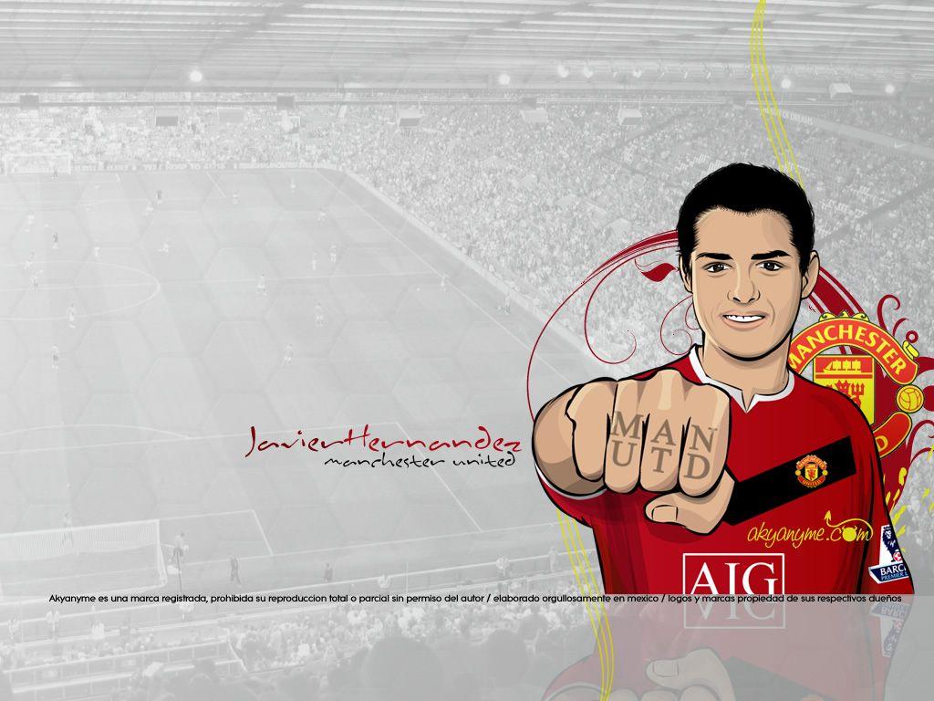 FootBall's Lovers: Javier Chicharito Hernandez Wallpaper 2011