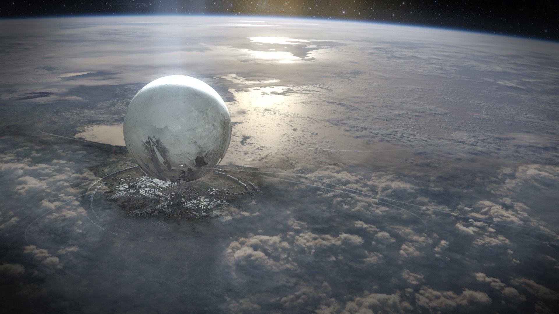 The Traveler On Destiny Video Game Wallpaper. Destiny