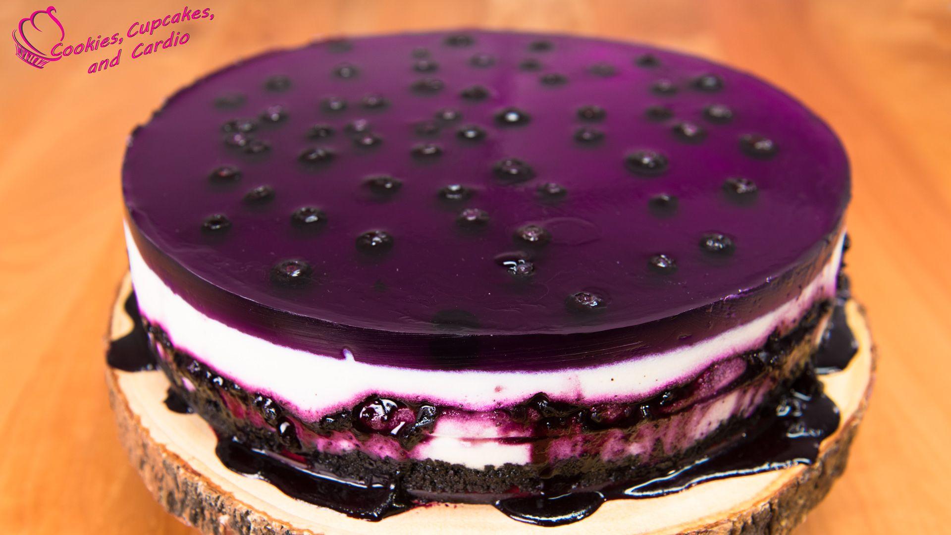 Huckleberry Blueberry Cheesecake (No Bake) Recipe