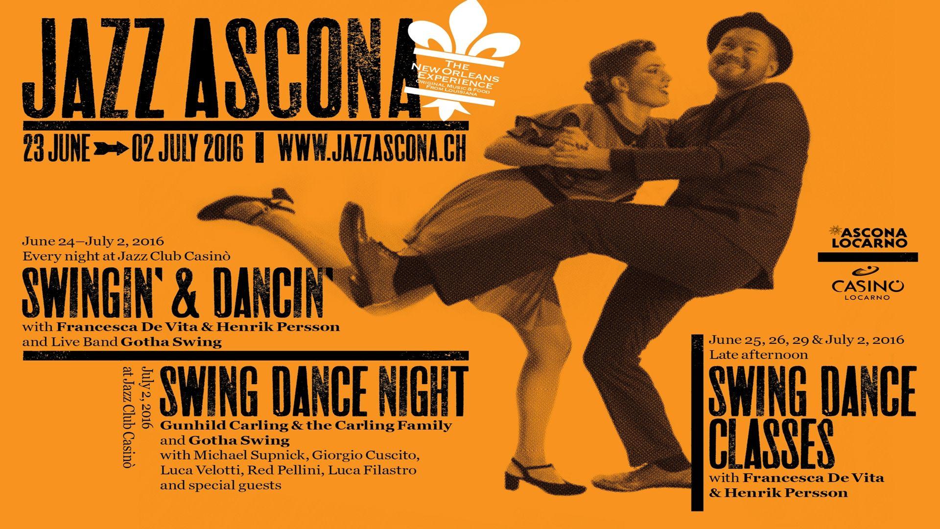 JazzAscona. The New Orleans Experience. Focus on swing dance