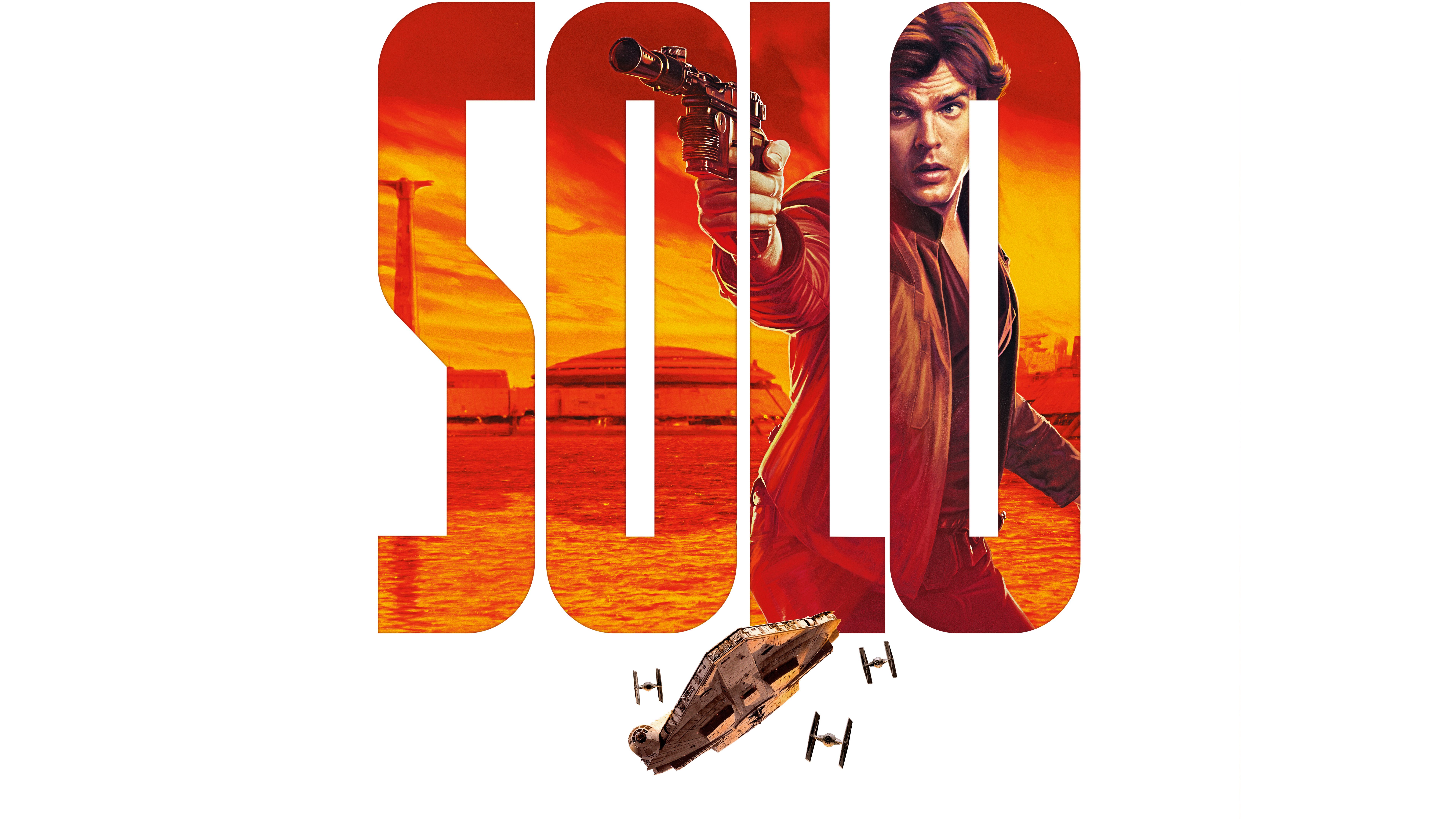 Alden Ehrenreich As Han Solo In A Star Wars Story 8k Poster, HD
