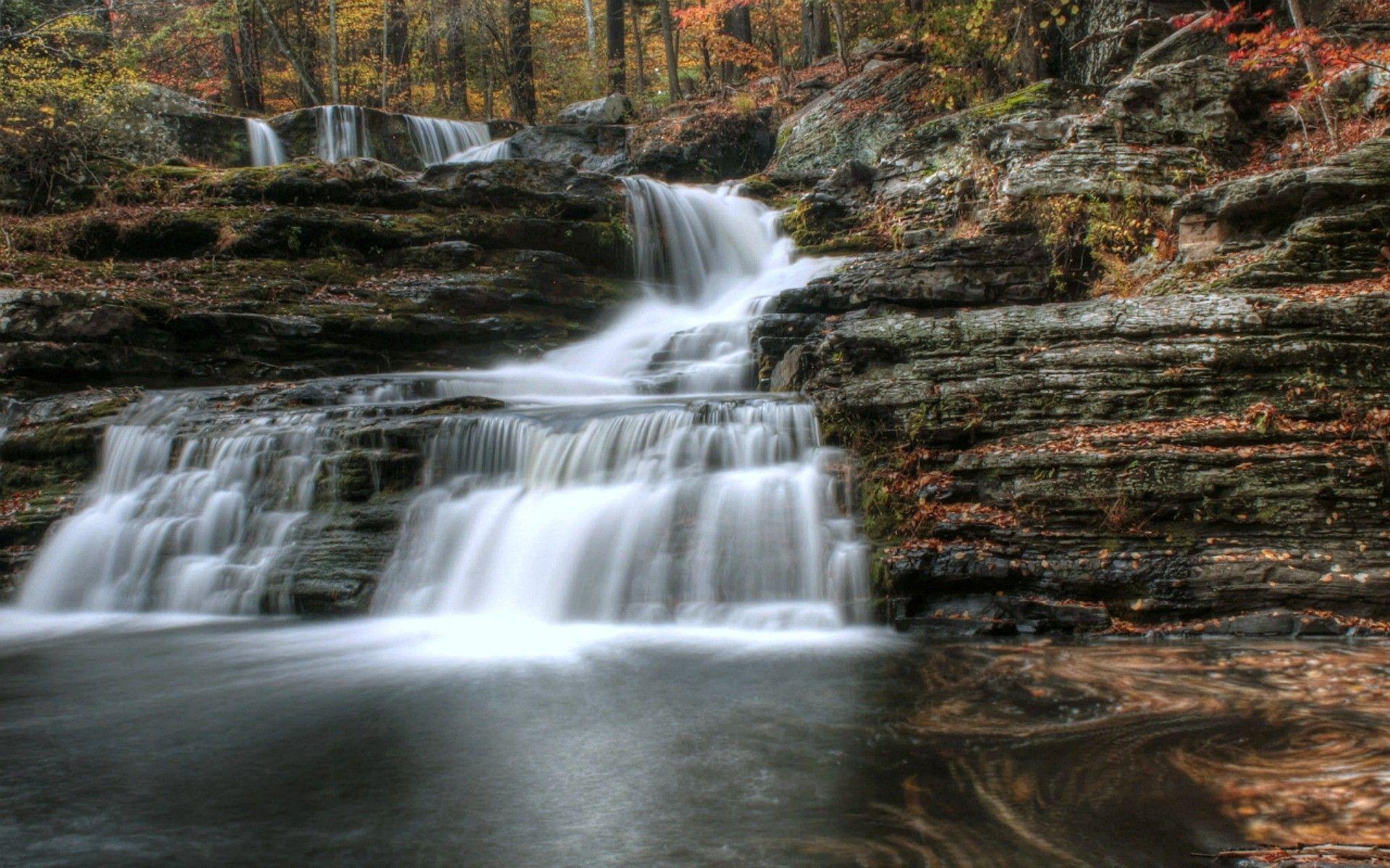 Waterfalls: George Childs Park Pennsylvania Delaware Water Gap Pa
