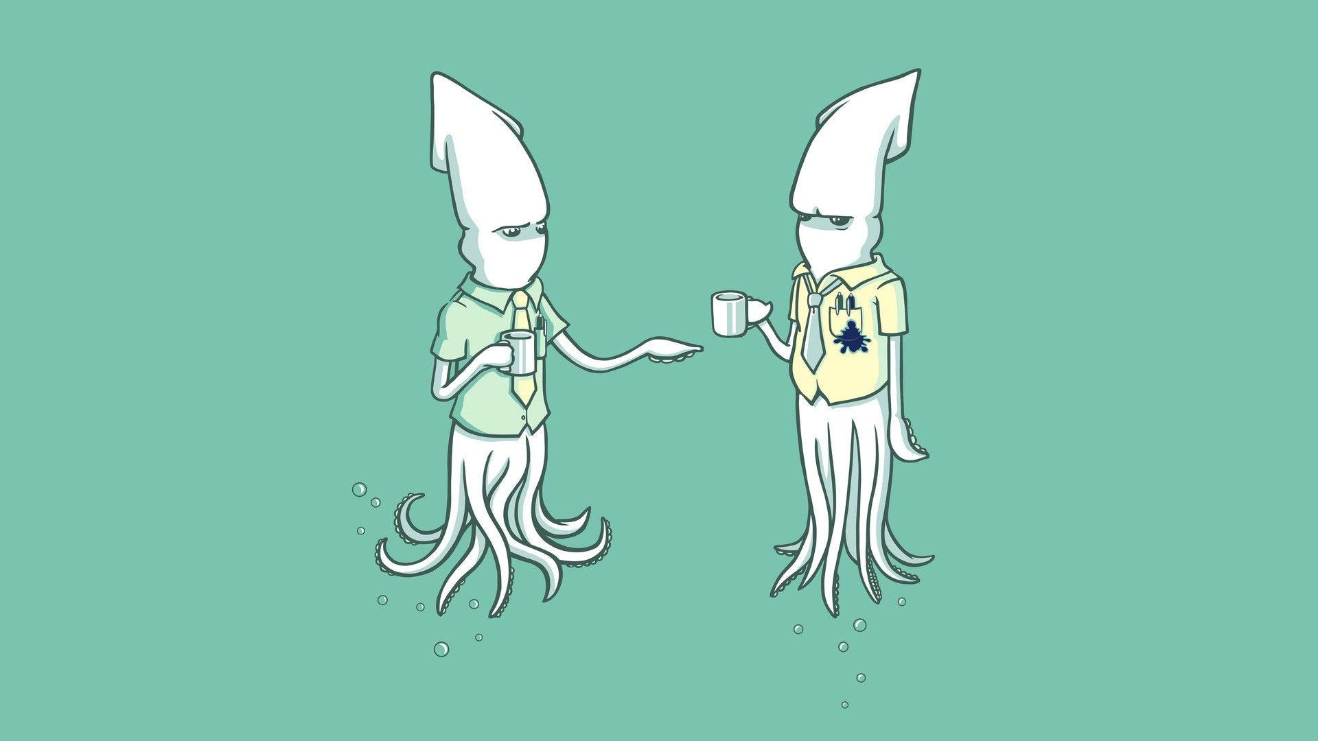 100% HDQ Squid Wallpaper. DeskK HD Quality Background