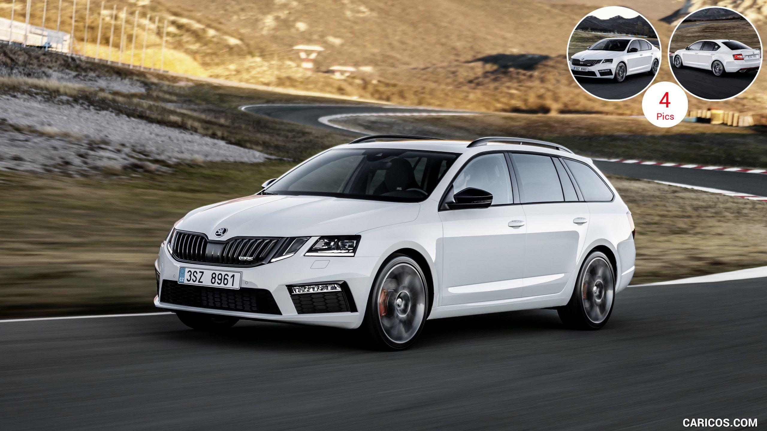 Skoda Octavia RS Combi Three Quarter. HD Wallpaper