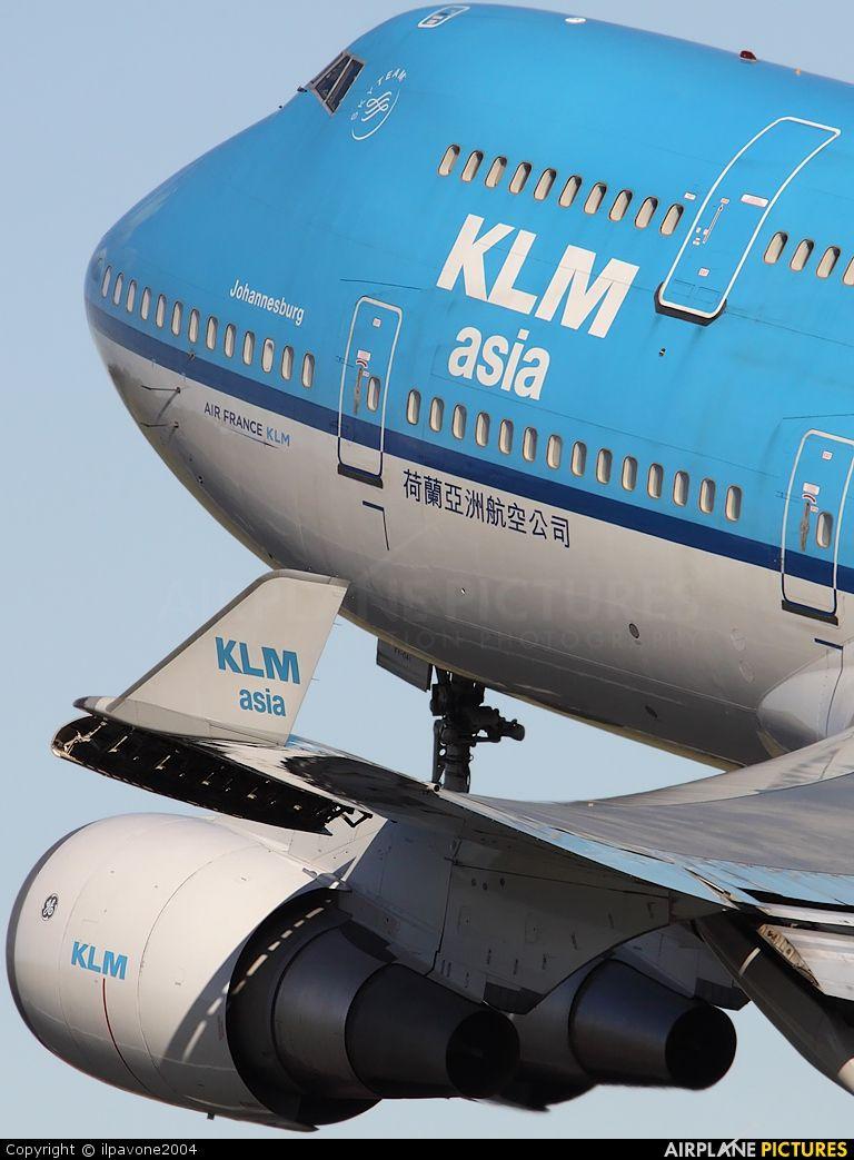 PH BFY Asia Boeing 747 400 At Amsterdam. Photo ID