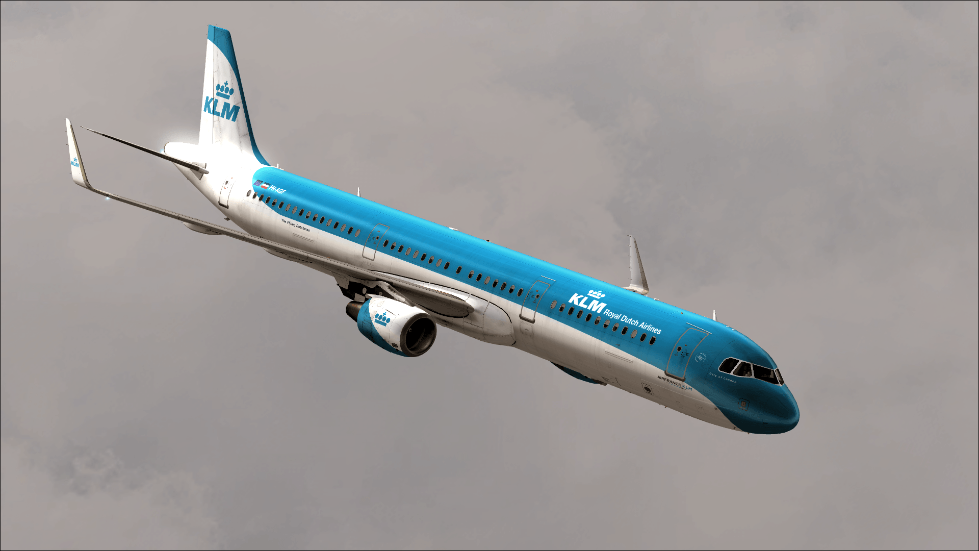 Airbus A321 200 Airline KLM Is Landing Wallpaper And Image