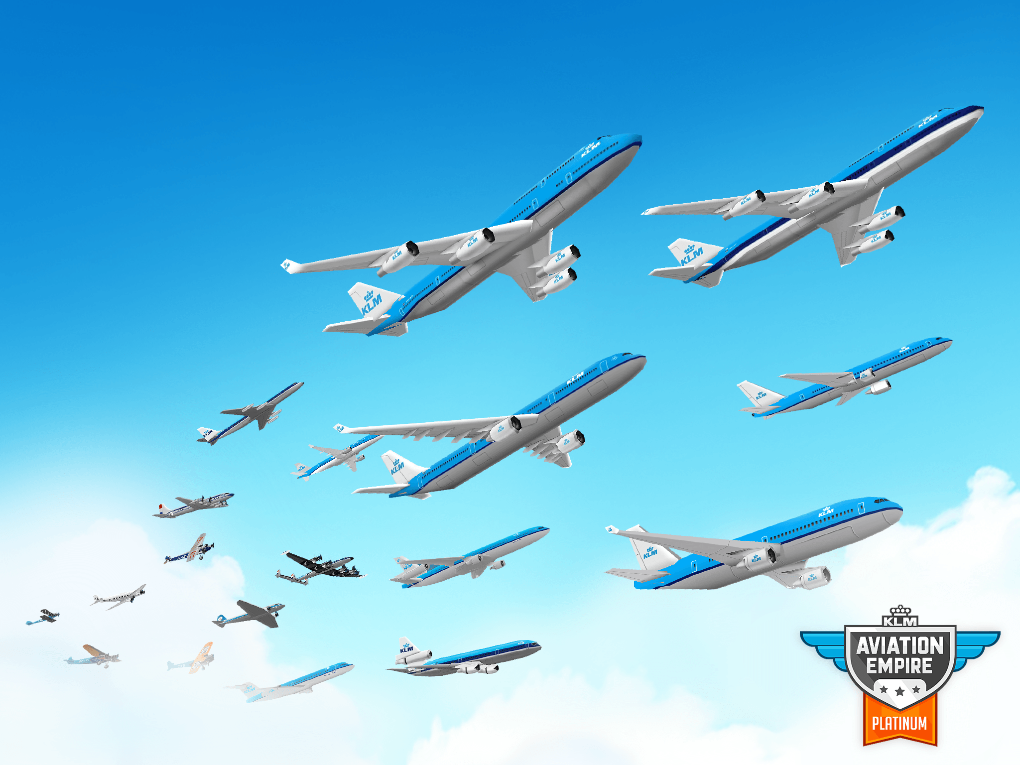 Aviation Empire, KLM's 3D strategic game for iOS and Android