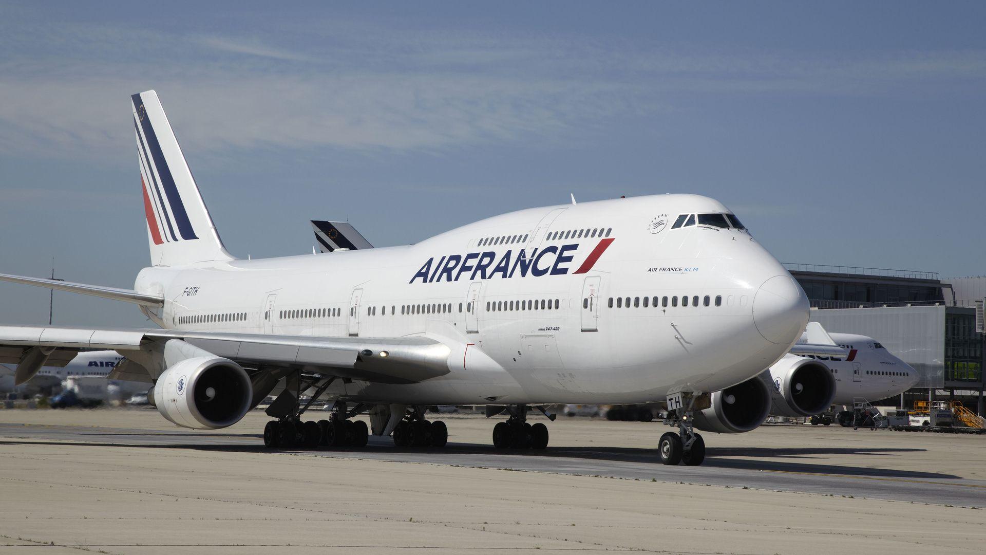 Air France KLM Boeing 747 400 Full HD Wallpaper