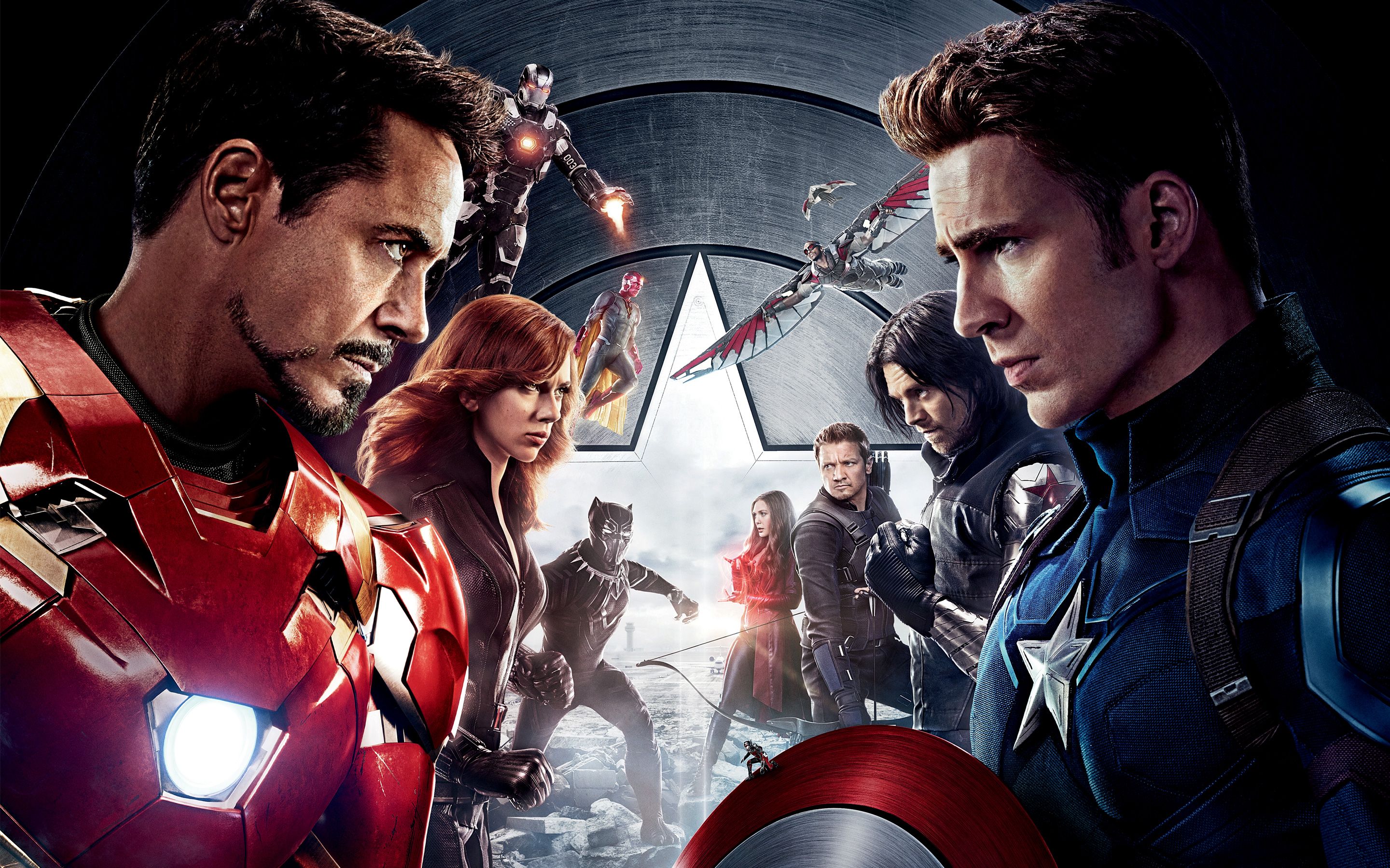 Captain America Civil War 8K Wallpaper
