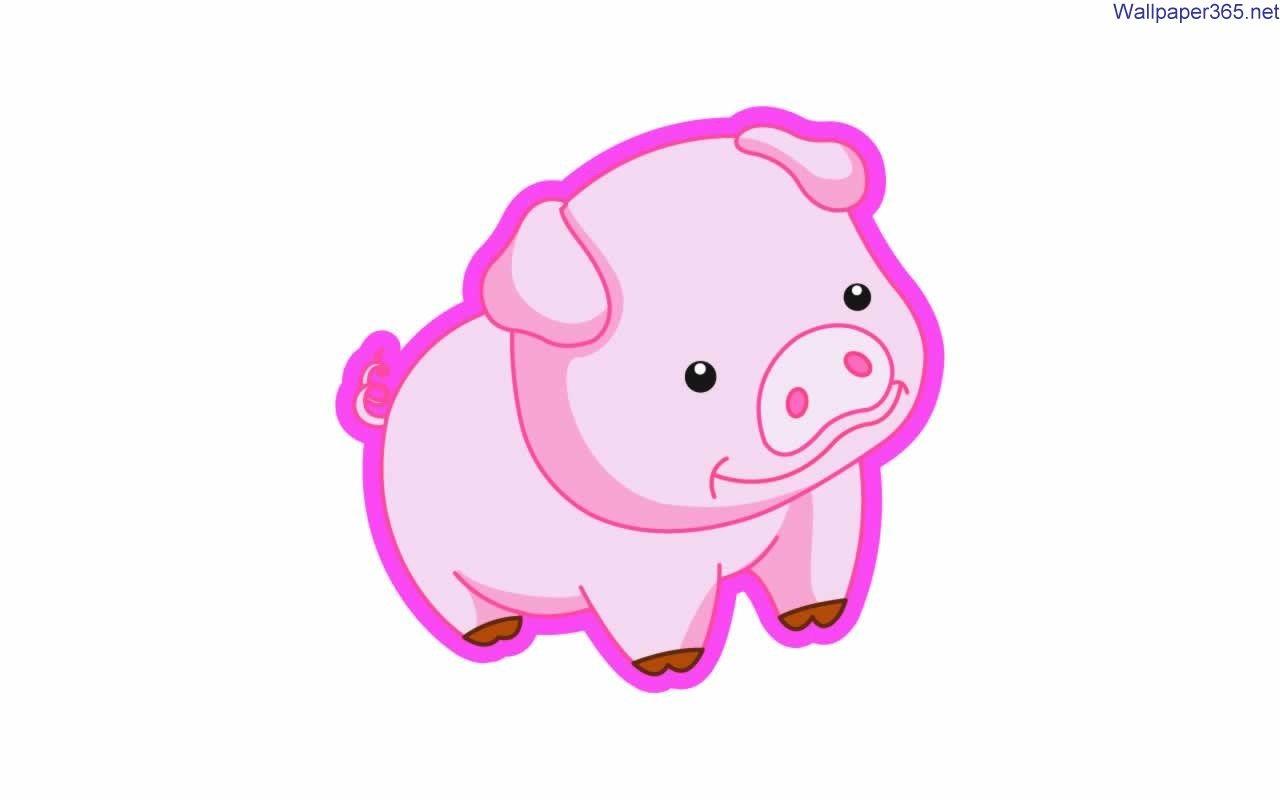 Free 2 Cartoon Pigs, Download Free Clip Art, Free Clip Art