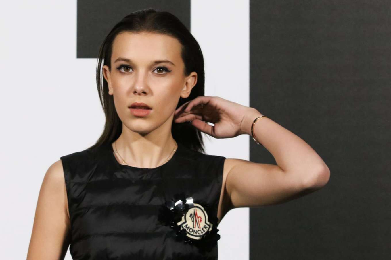 Millie Bobby Brown at Moncler Fashion Show 2018 in Milan