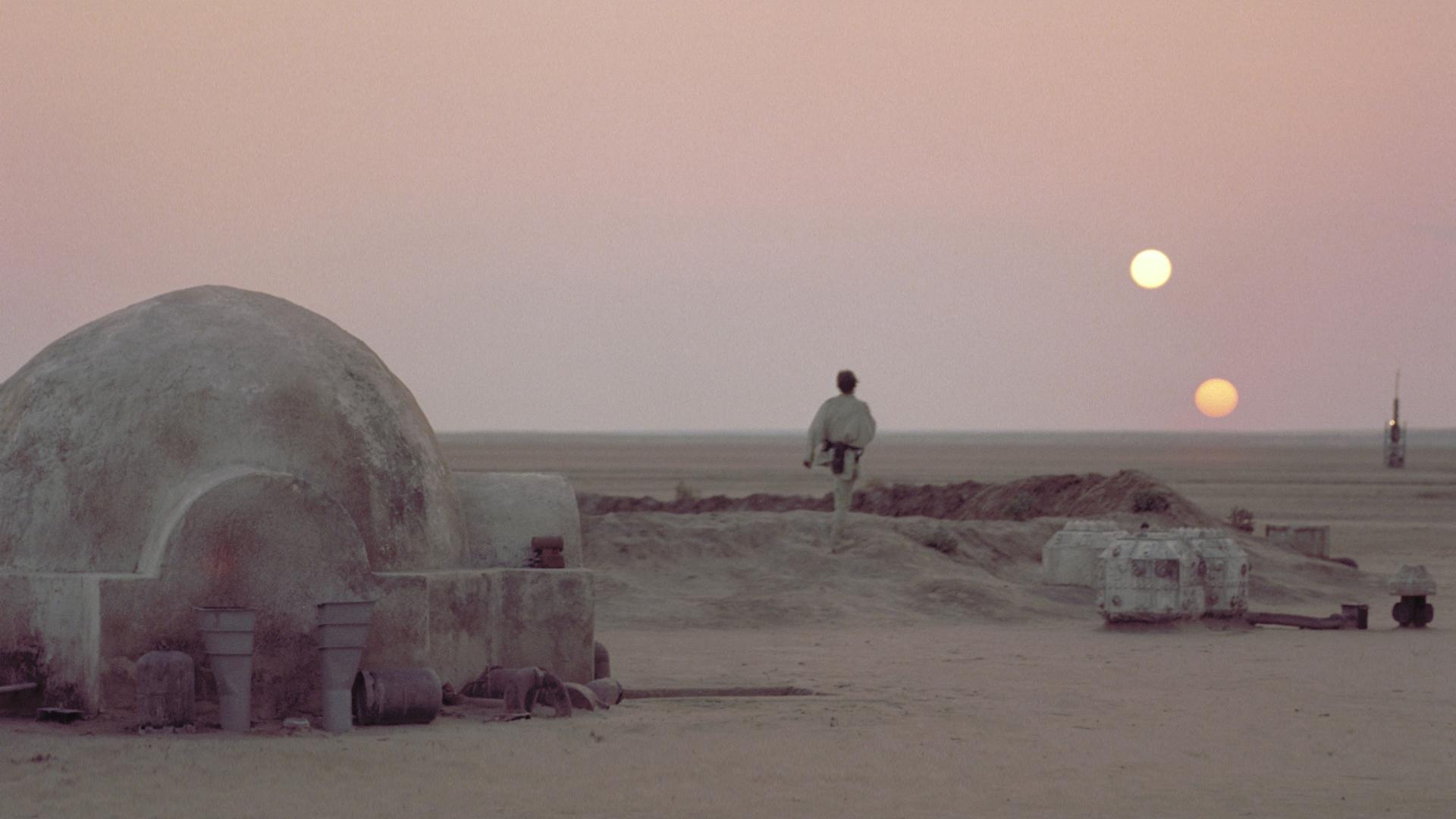 Classic Star Wars: Luke on Tatooine [1920x1080]