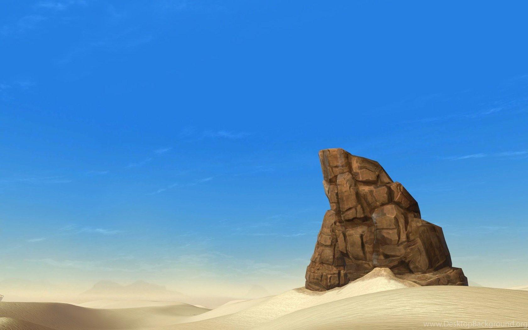 A Wallpaper Worthy Screenshot Of Tatooine., Swtor Desktop Background