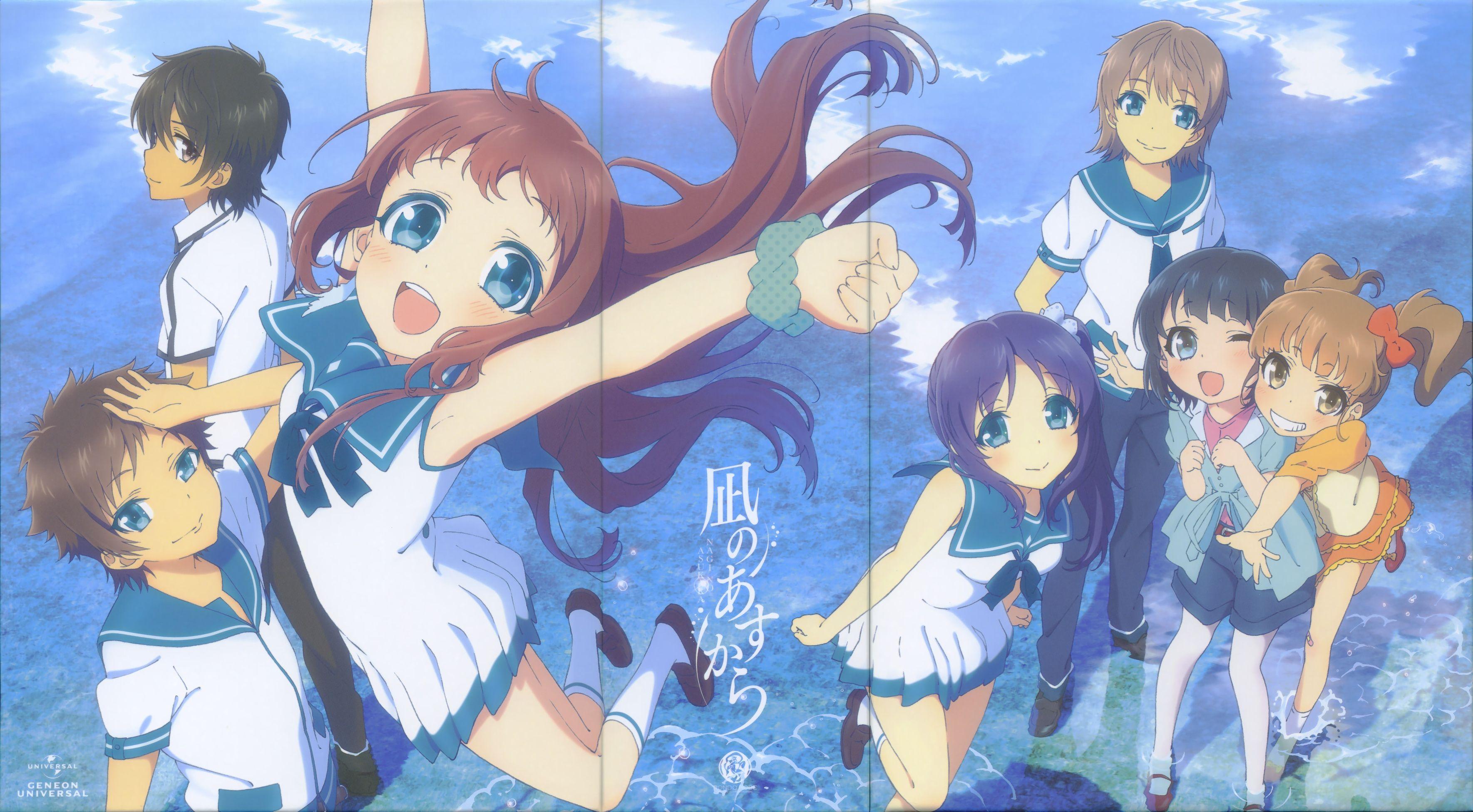 Anime Nagi no Asukara HD Wallpaper by 蒼波せいな