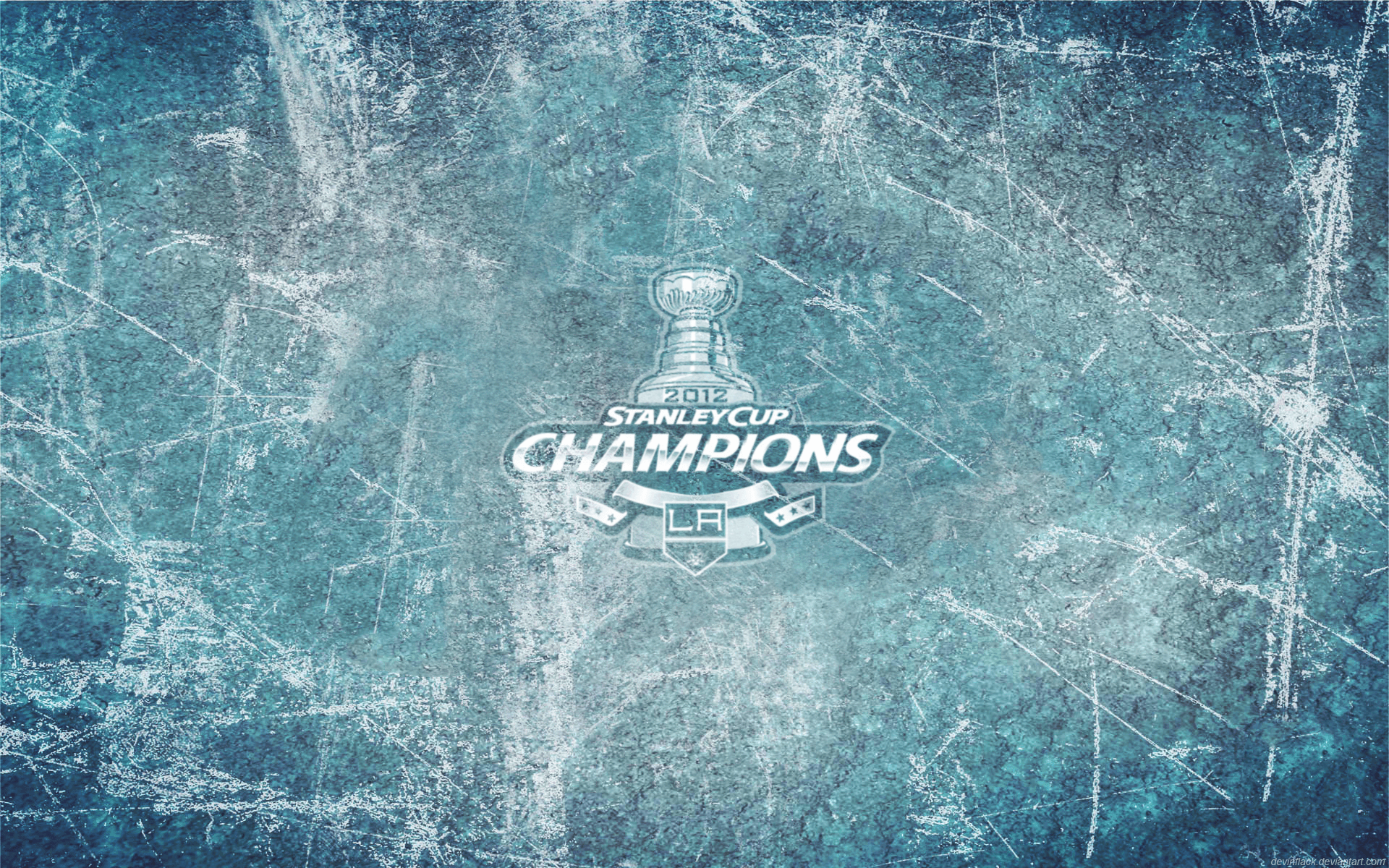 Kings Stanley Cup Champions Ice Wallpaper