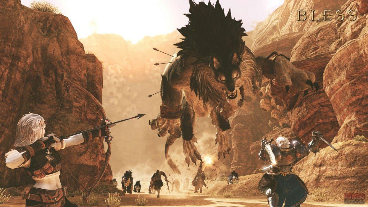 BLESS ONLINE mmo rpg fantasy medieval fighting wallpaperx1080