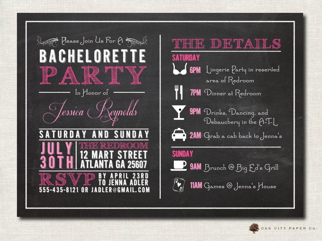 Amusing Bachelorette Party Invitations As An Extra Ideas About DIY