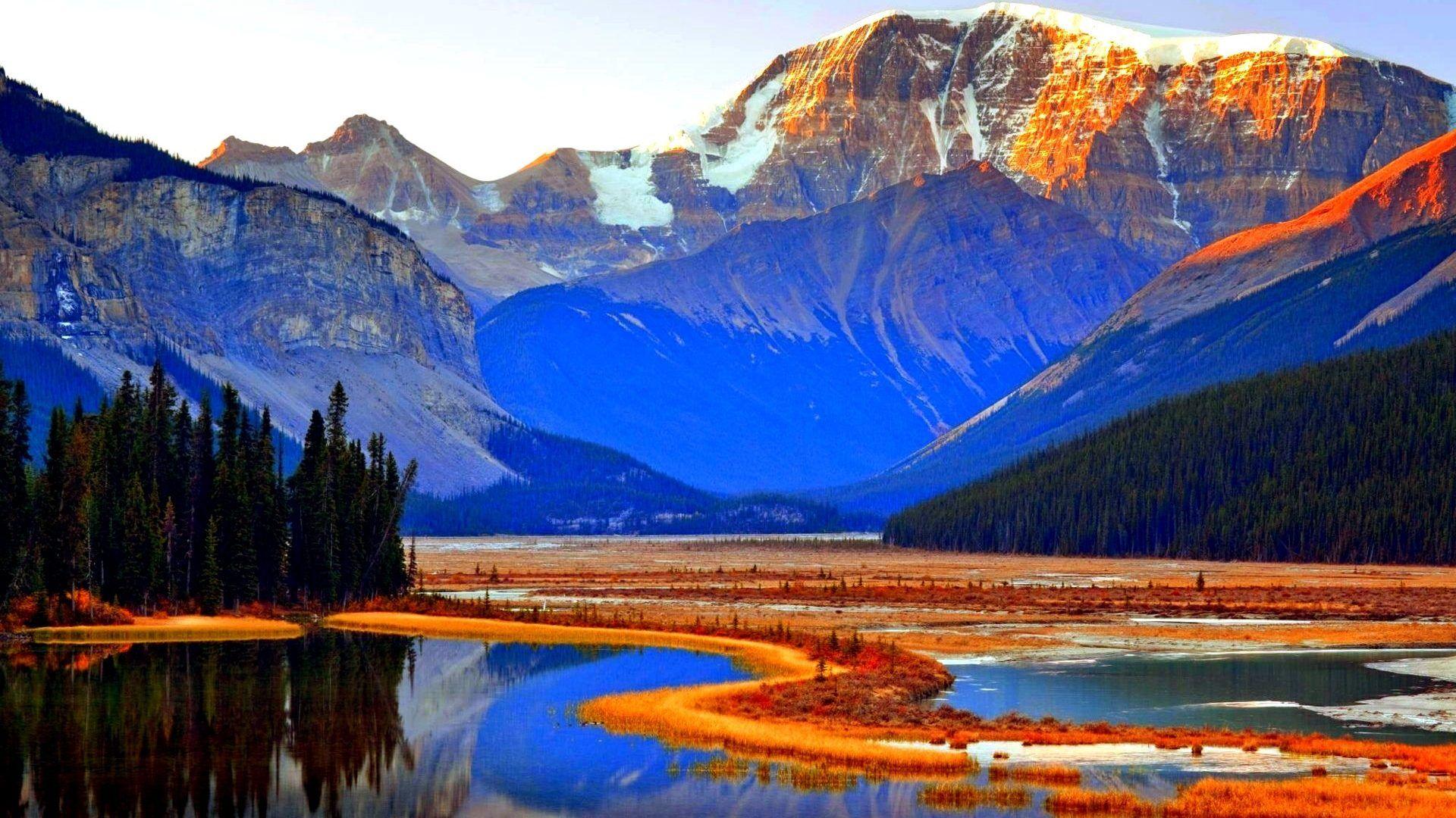 Jasper Tag wallpaper: JASPER NATIONAL PARK ALBERTA CANADA River