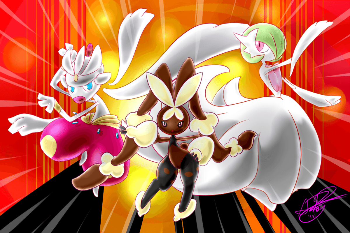 Here comes Mega Team Charm! (1000th Image). Pokémon