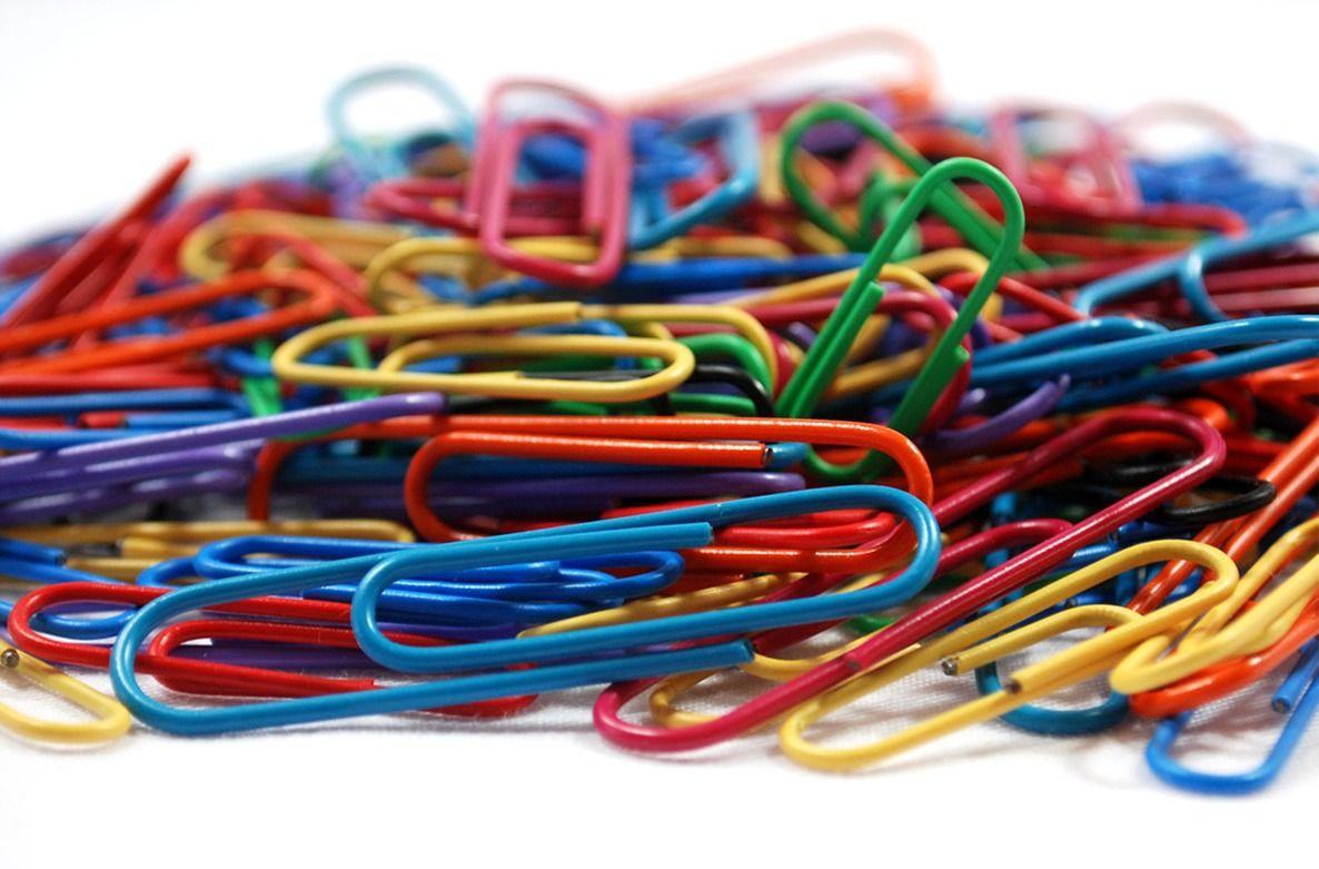 Paper Clips Wallpaper High Quality