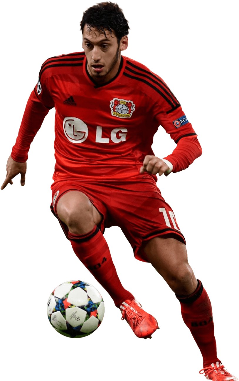 Hakan Calhanoglu of Bayer Leverkusen
