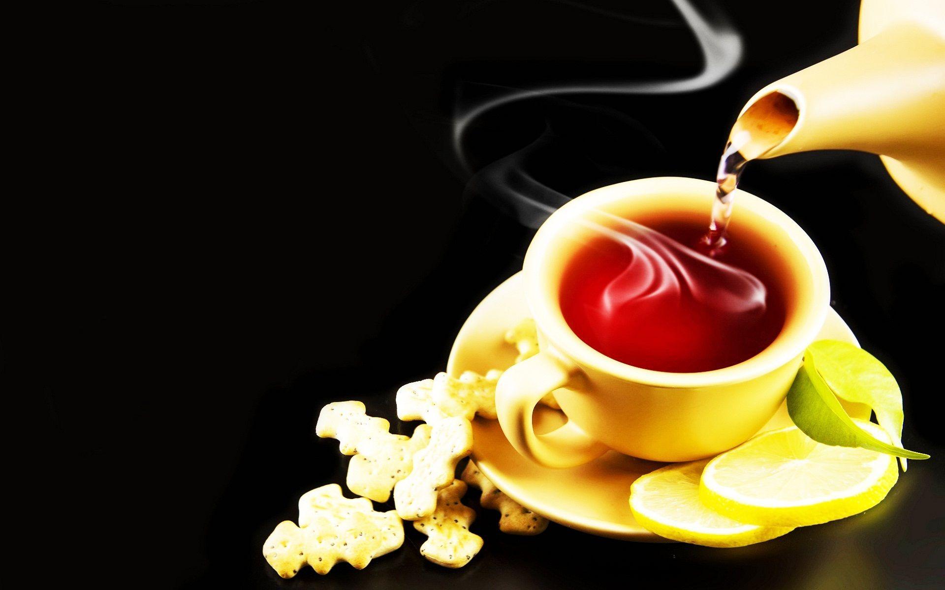 Hot tea for cool morning wishes HD wallpaperNew HD wallpaper
