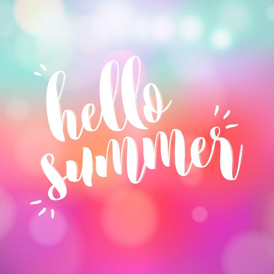 Posiquotes} Hello Summer. Hello summer, Summer wallpaper, Summer