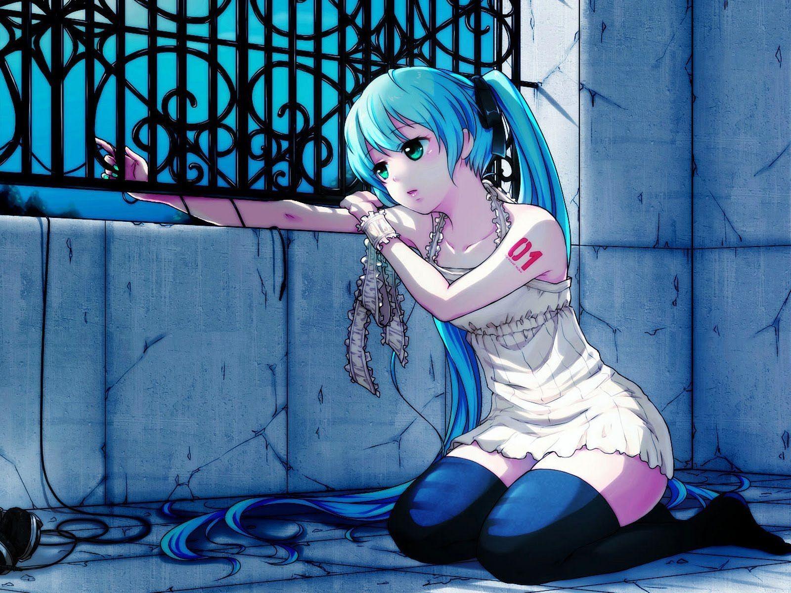 Sad Anime Girl Wallpapers Wallpaper Cave 