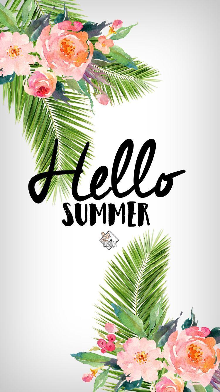 Hello Summer Phone Wallpaper I Lisa Lisica ©. Обои на iPhone