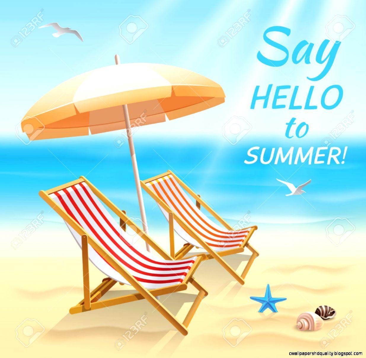 Hello Summer Holidays Card HD The Best Collection of Quotes