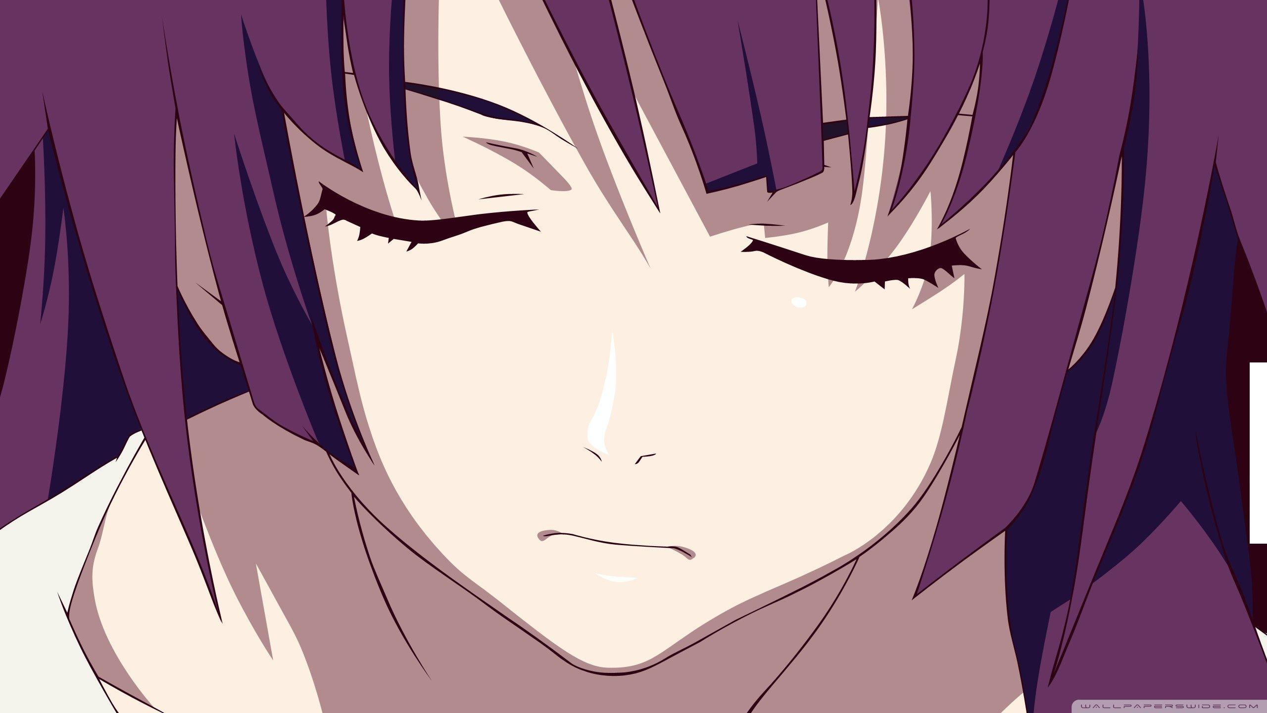 Sad Girl Anime ❤ 4K HD Desktop Wallpaper for 4K Ultra HD TV • Wide