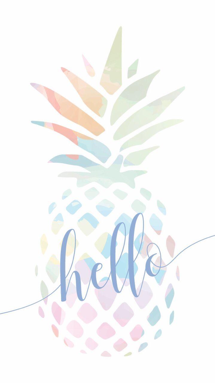 Hello Summer Wallpaper Design I Made by University Tees Design Team. Pineapple wallpaper, Summer wallpaper, Wallpaper iphone summer