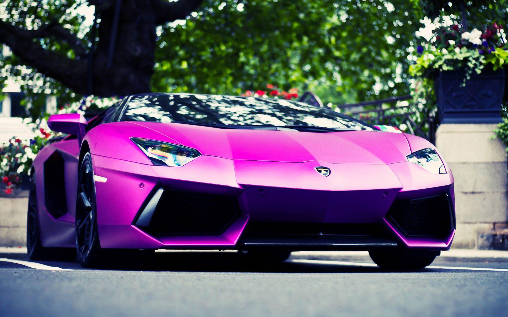 Purple Lamborghini Wallpaper Image Photo Picture Background