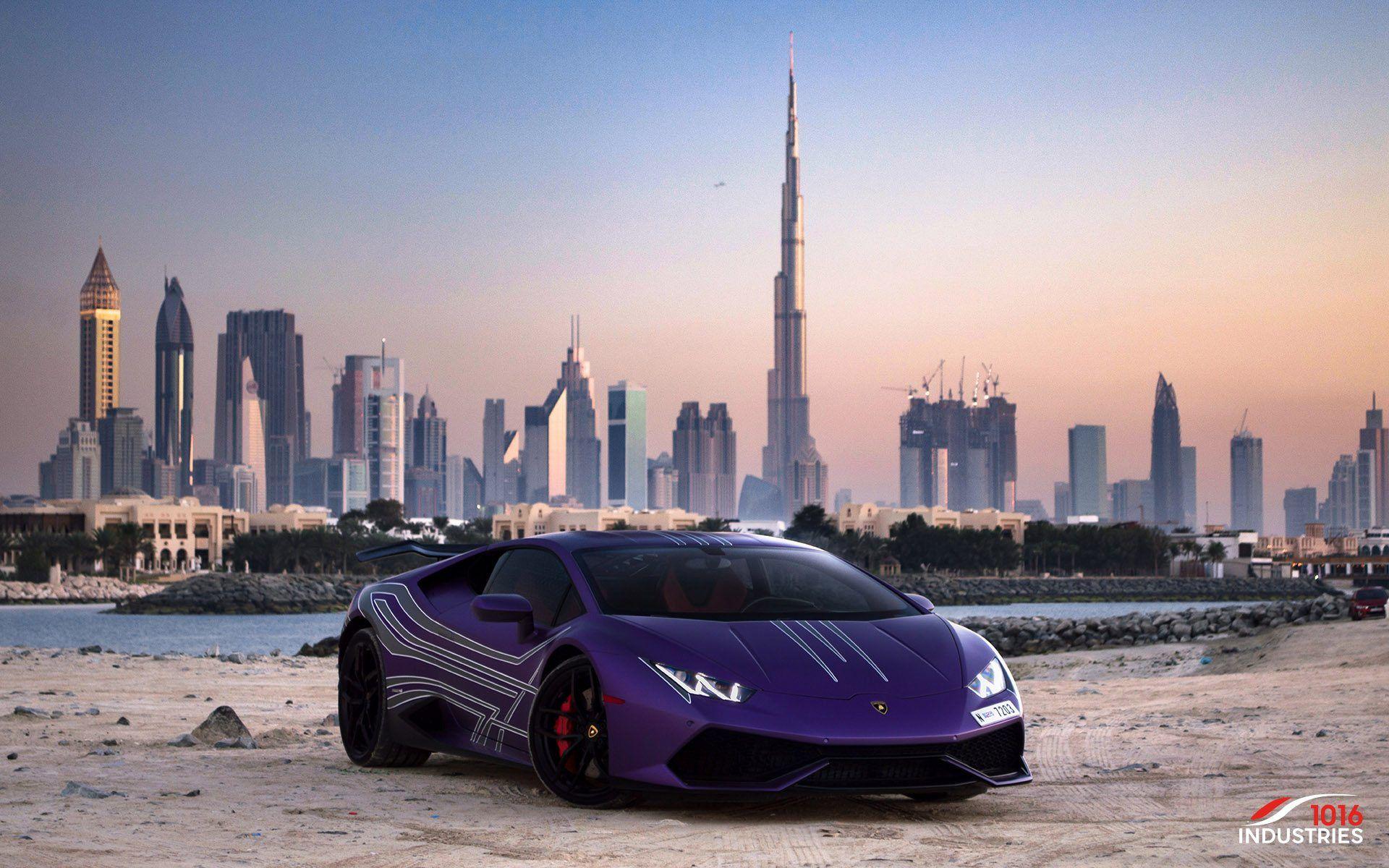 Wallpaper Lamborghini Huracan Dubai 2018