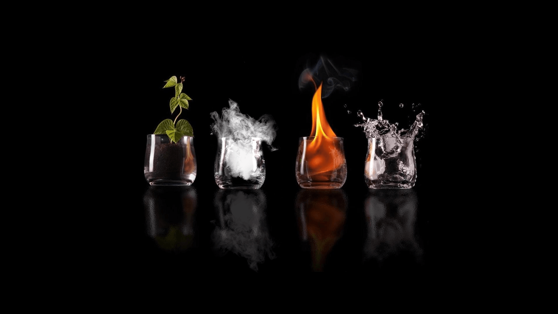 The Four Elements. (Saw It On R Pics Decided To Fix It Up) 1920 X