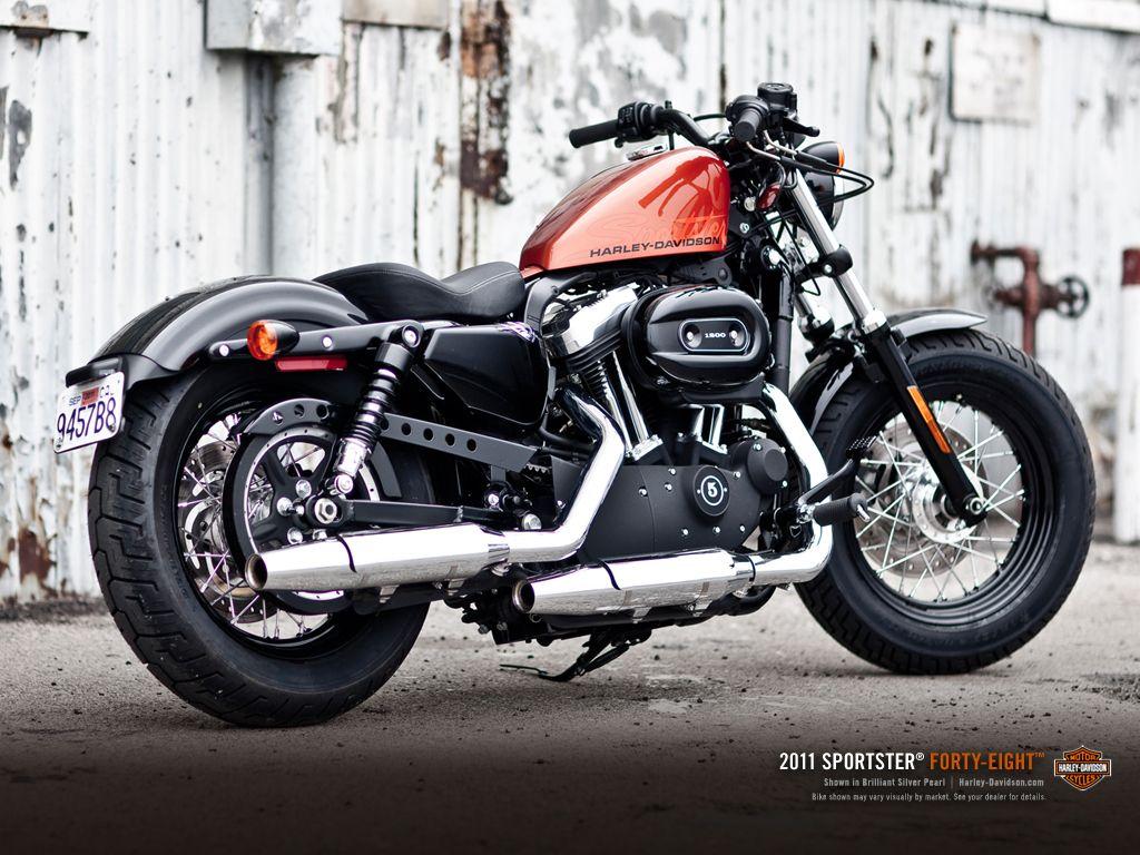 Harley Sportster 48 Custom. Free HD Wallpaper