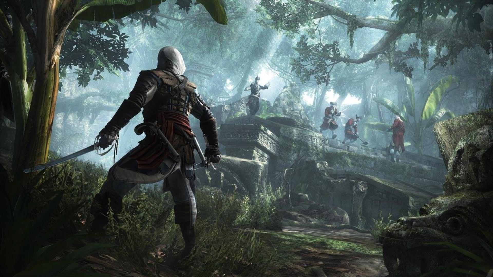 Video games assassins creed 4: black flag wallpaper