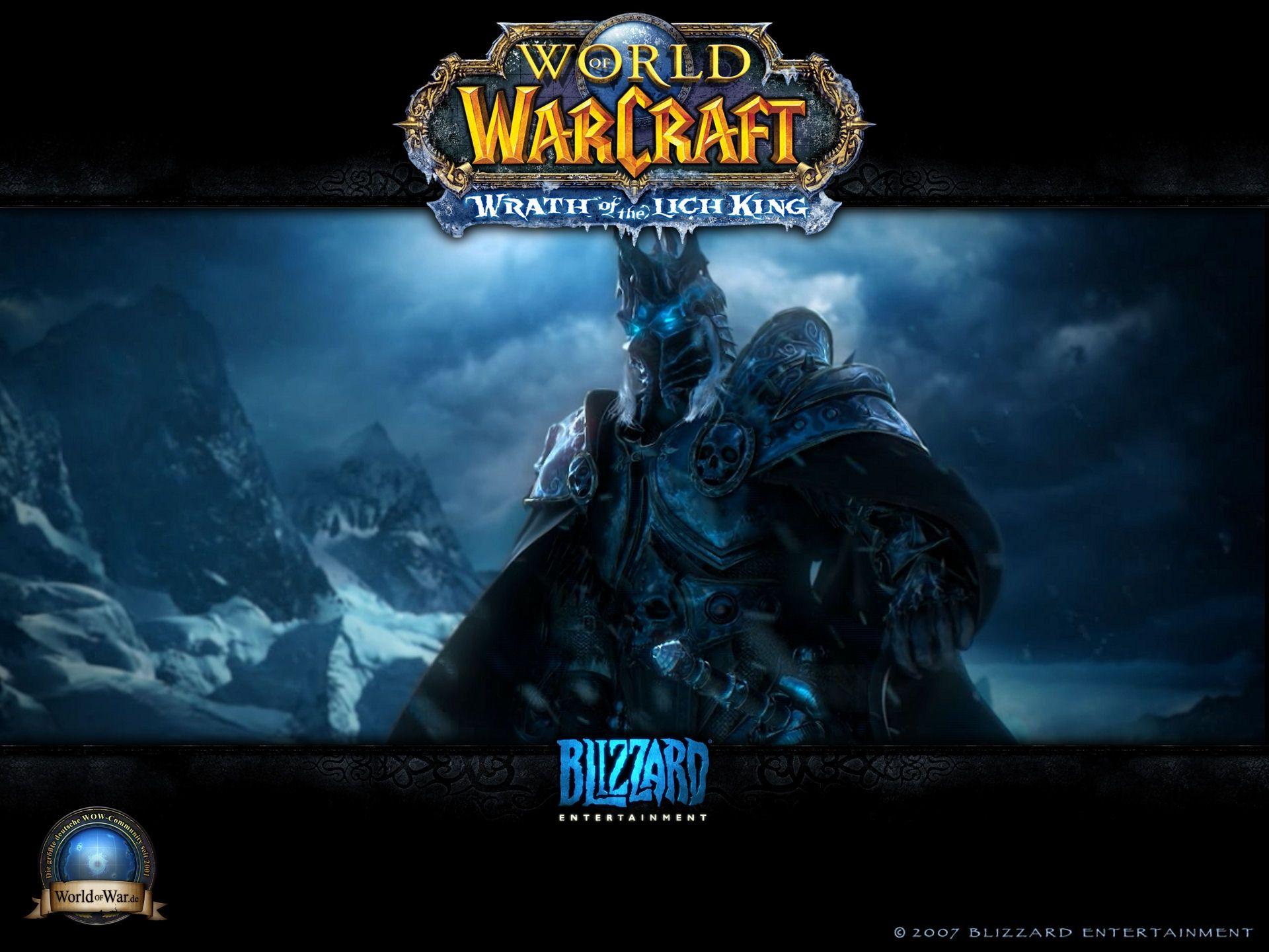Arthas vs Blood Elf, World of Warcraft Wrath of the Lich King 1920x1440