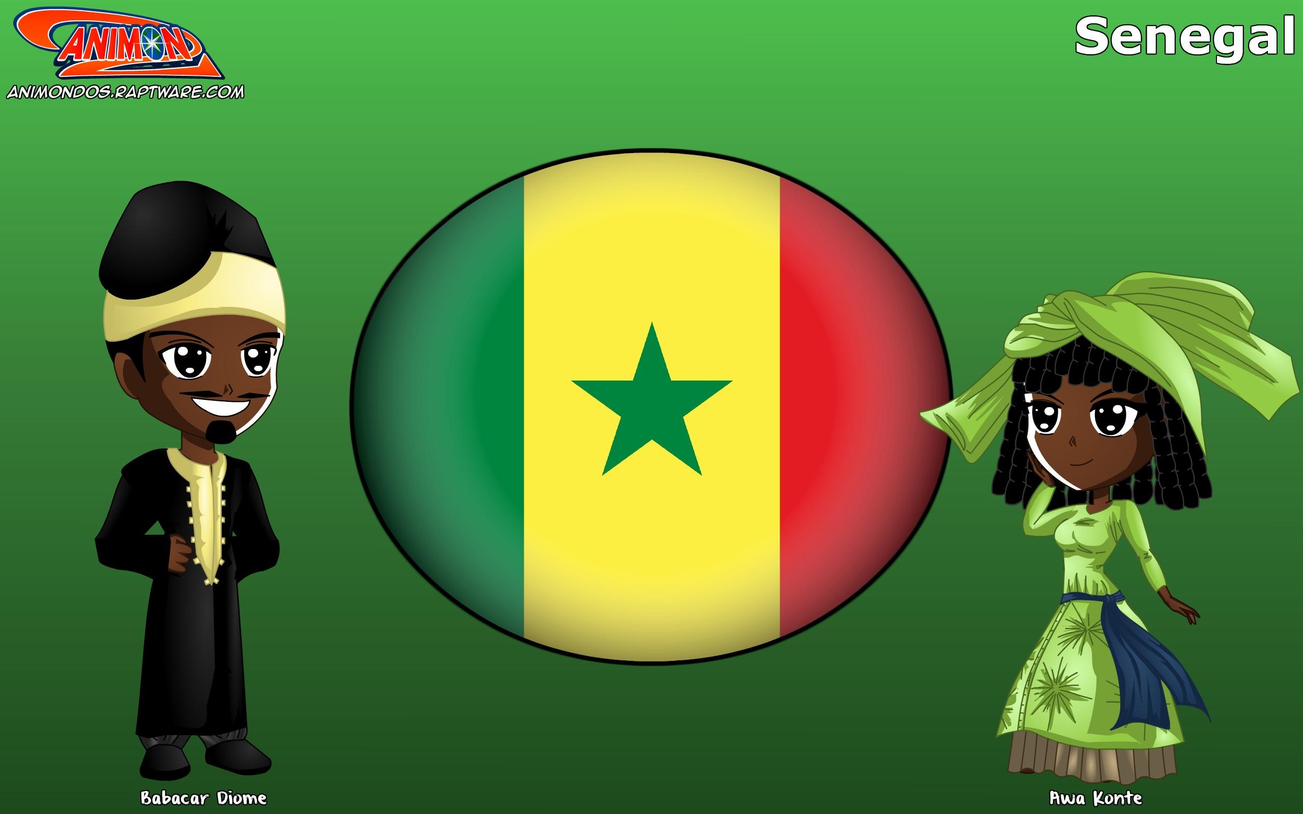 Wallpaper del traje típico de Senegal Webcomicíses