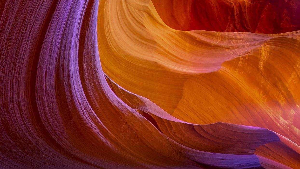 Nature canyon Antelope Canyon rock formations wallpaperx1080
