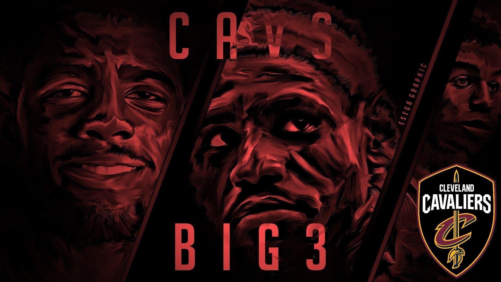 Big 3 Cleveland Cavaliers Desktop Wallpaper Basketball