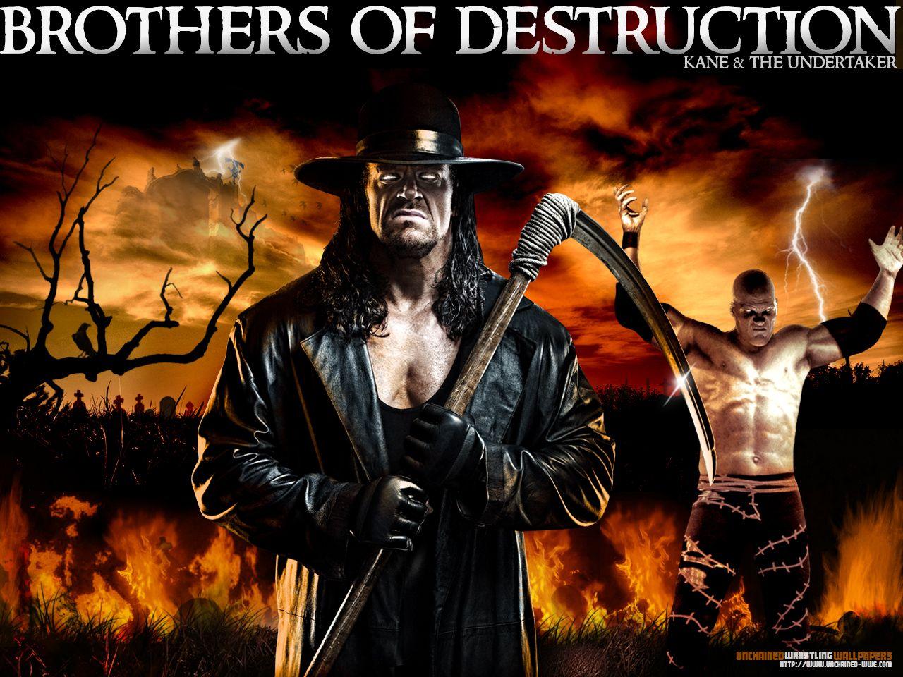 WWE Brothers Of Destruction / Kane & Undertaker Wallpaper
